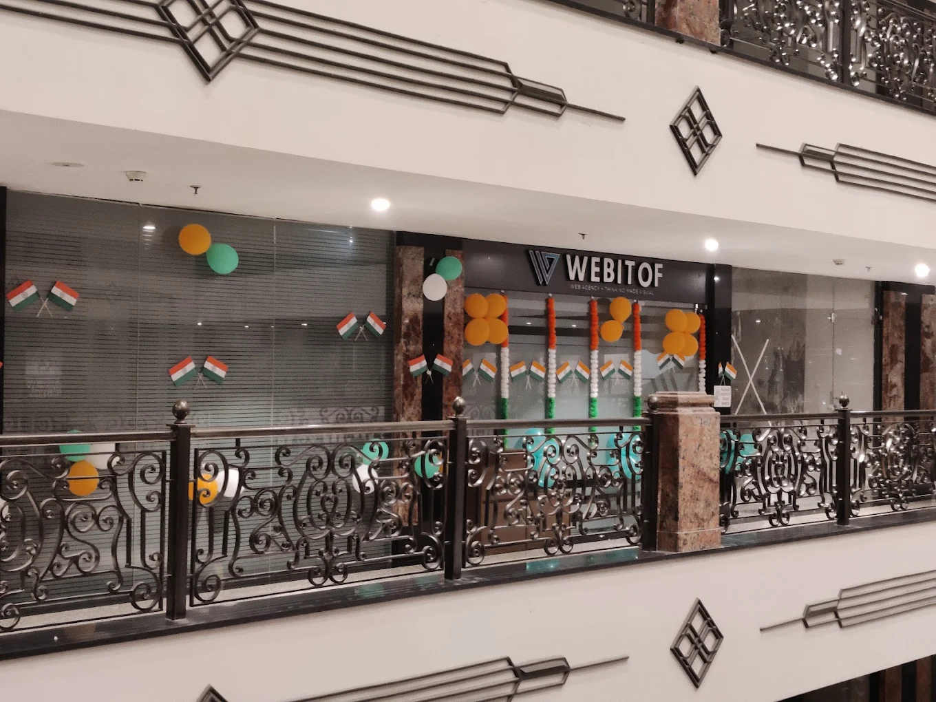 Webitof office front at Currency Tower VIP Road Raipur