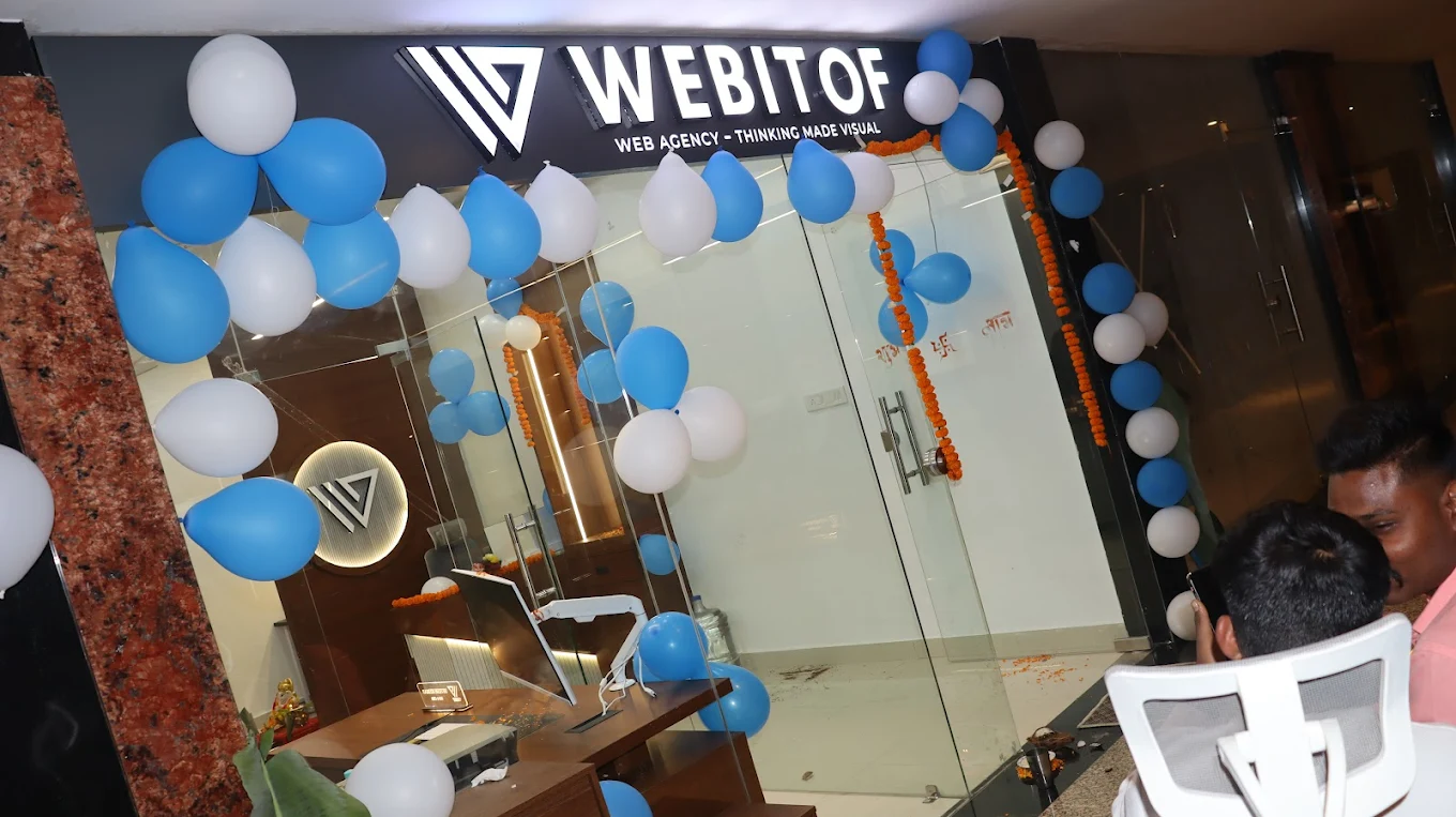 Front view of Webitof office in Currency Tower Raipur