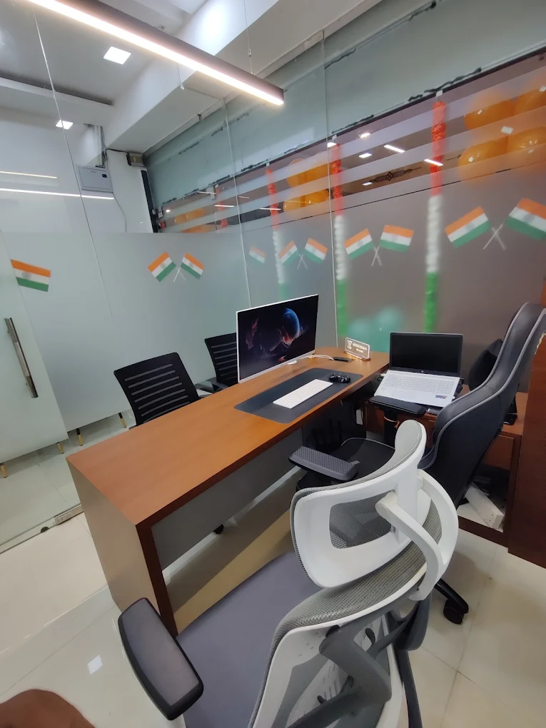 Meeting cabin at Webitof office in Raipur for client consultations