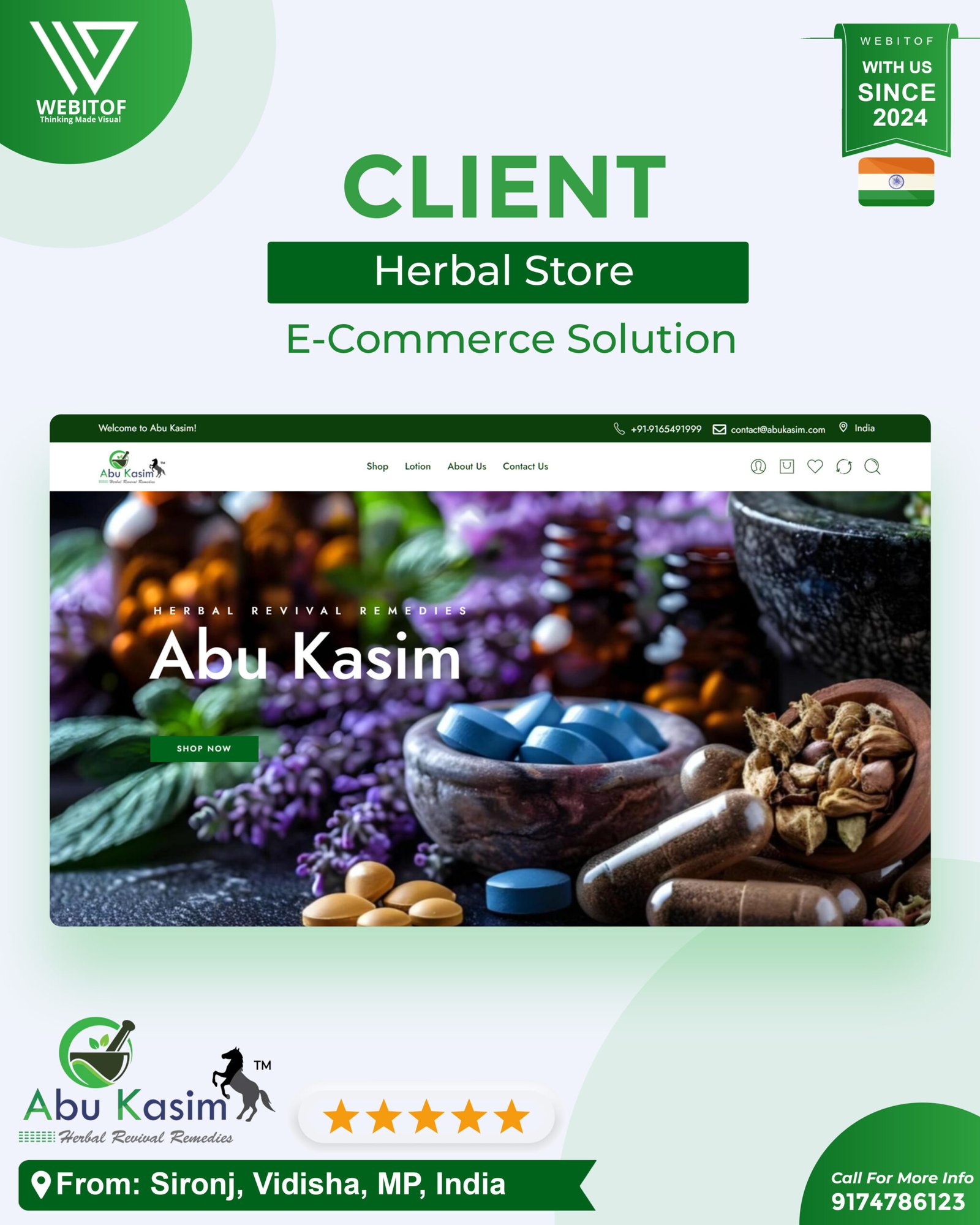 Abu kasim Portfolio - Web Development Company in Raipur