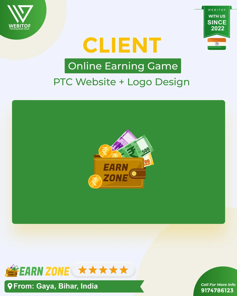 earn-zone - Web Development Company in Raipur