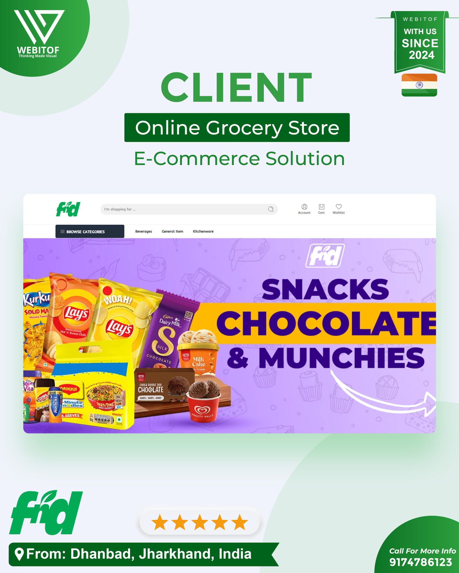 freshndelight - Web Development Company in Raipur