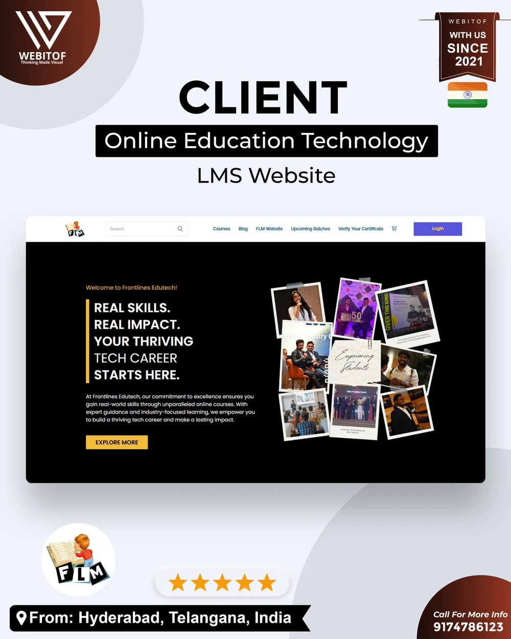 frontlinesedutec - Web Development Company in Raipur