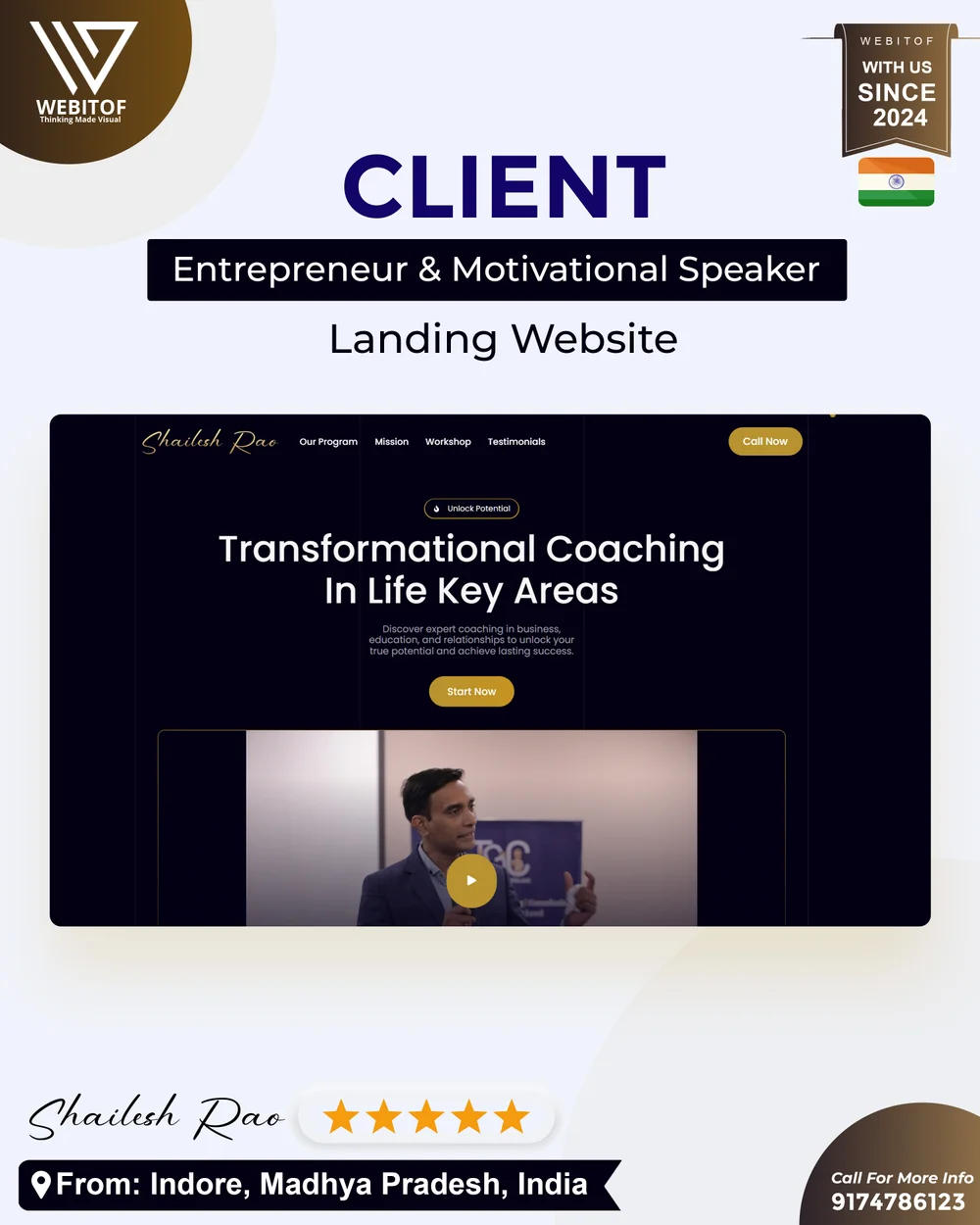 theshaileshrao - Web Development Company in Raipur