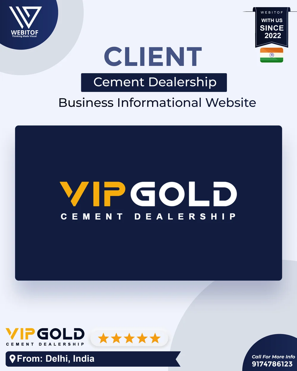 vipgoldcementdealership - Web Development Company in Raipur