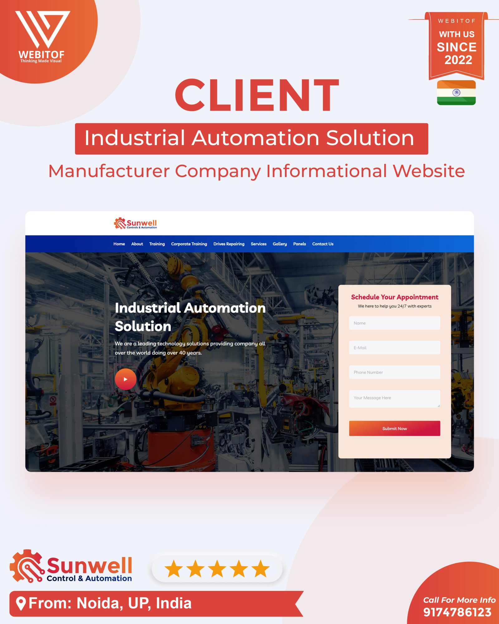 sunwellautomation - Web Development Company in Raipur